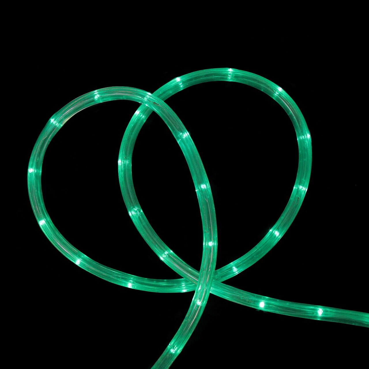 Northlight Flexible Incandescent Outdoor Christmas Rope Light - Green - 18' Clear Wire